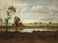 image of Landscape with Boatman